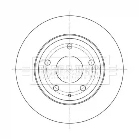 BORG & BECK bbd5382 -  Тормозной диск